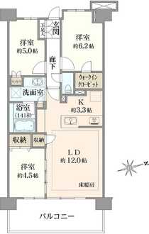 アンヴィーネ保谷の間取図