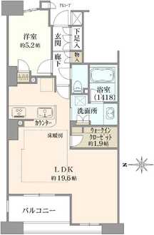 グランスイート上石神井の間取図