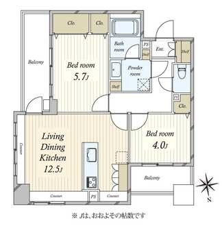 グランベルセントラルステージの間取図