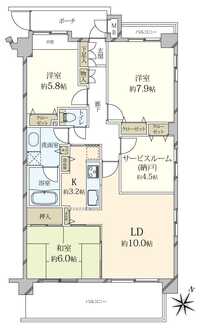 ロータリーパレス宮原の間取図