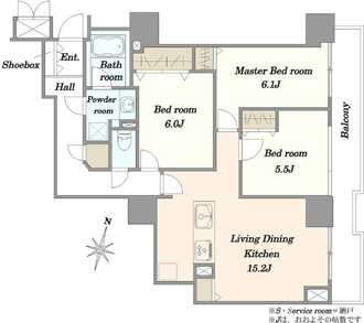 アルーサ北与野ポルテ29の間取図