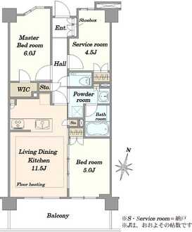 プレシス大宮土呂の間取図