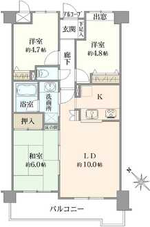 アルス西巣鴨の間取図