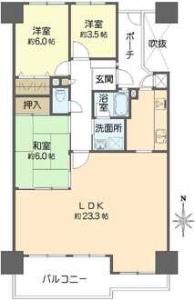 メゾンドール堺の間取図