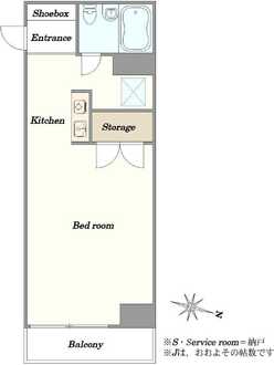 ライオンズマンション北馬込の間取図