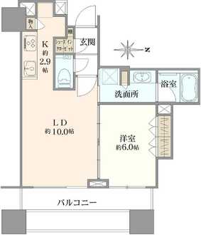 シティタワー名古屋久屋大通公園の間取図