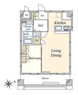 虎ノ門法曹ビルの間取図