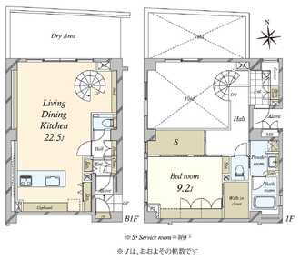 アージュ薬王寺の間取図