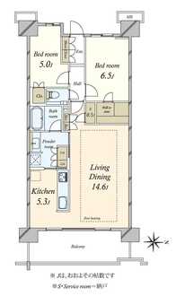プラウドシティ吉祥寺E棟の間取図