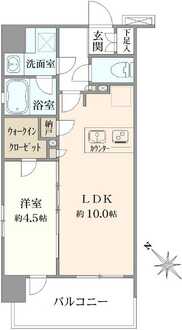 サンクレイドル浅草の間取図