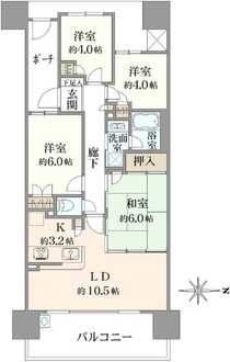 トーキョーガーデンスイートの間取図