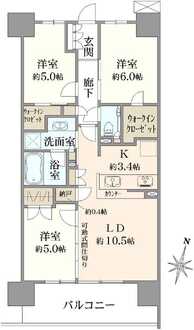 プレミスト志村三丁目の間取図