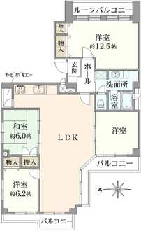 グラン・ドムール堺町二条の間取図