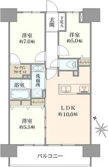 クリオ船橋の間取図