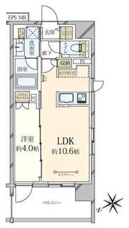 エクセレントシティ船橋グランライズの間取図