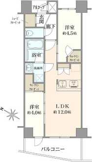 スタジオデン横濱吉野町IIの間取図