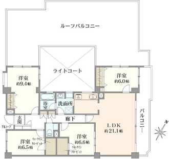ホーユウエクセラート妙蓮寺の間取図