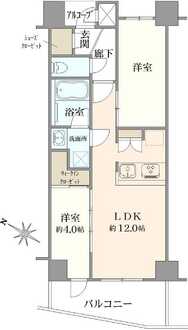スタジオデン横濱吉野町IIの間取図