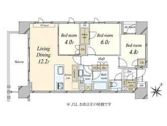 アトラス千代田御茶ノ水の間取図