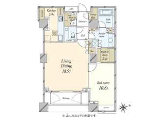 麻布台パークハウスの間取図
