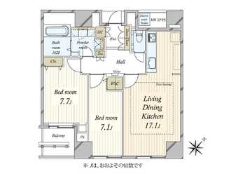 青山ザ・タワー の間取図
