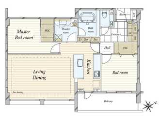 ディアナコート上原の間取図