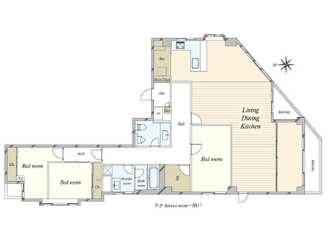 エクレール乃木坂の間取図