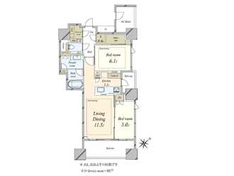 シティタワー虎ノ門の間取図