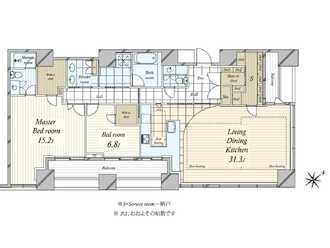 サイオン桜坂　SAION　SAKURAZAKAの間取図