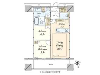 WORLD TOWER RESIDENCEの間取図