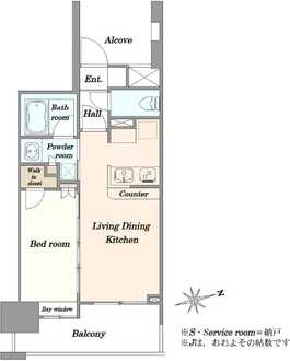 グローベルザ・スイート上野の間取図