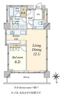 コスモポリス品川の間取図