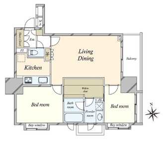 ピアース高輪の間取図