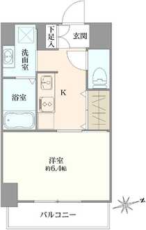 クレビオス難波EASTの間取図