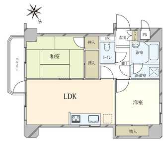 トーア亀戸マンションの間取図