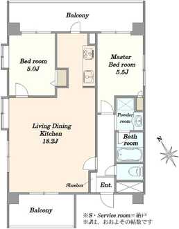 レジェンド平井の間取図