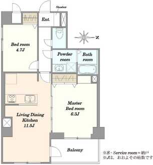 ダイアパレス東綾瀬の間取図