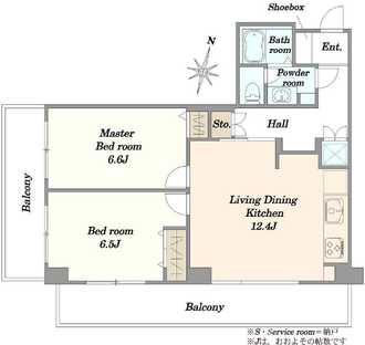 ダイアパレス大島の間取図