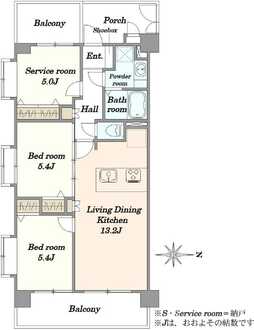 センチュリー西新井Iの間取図