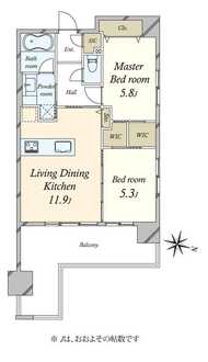 ミオカステーロ小岩の間取図