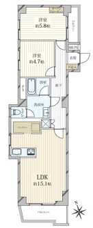 クレール亀戸の間取図