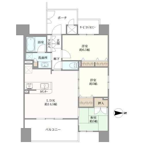 ブラームスあびこファストの間取図