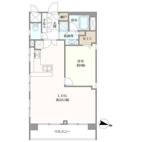 朝日プラザ天神の間取図