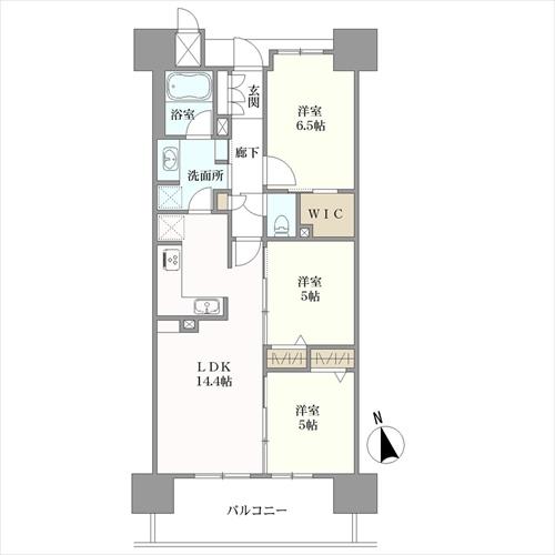 リコット岡崎城の間取図