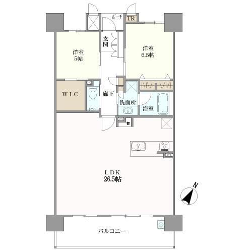 レゾンシティ安城の間取図