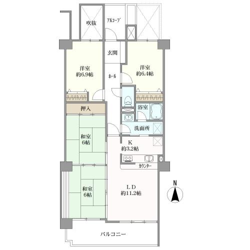 シティコーポ島田東の間取図