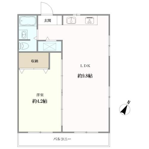 目黒第６コーポの間取図
