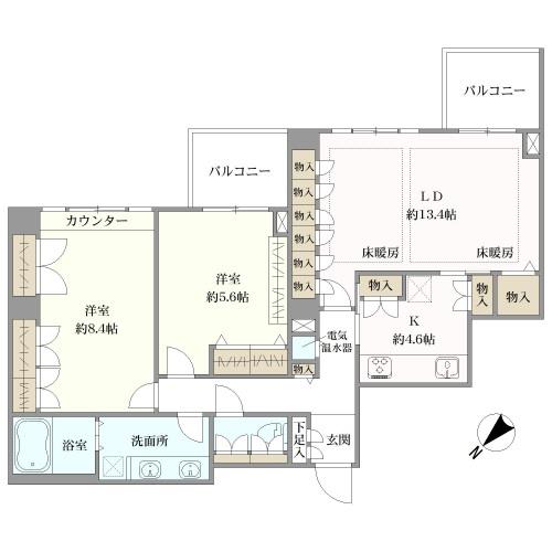 フォルム上池台の間取図