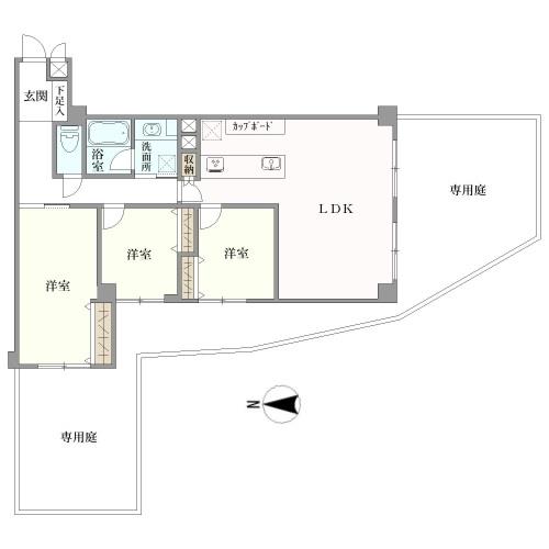 秀和小日向レジデンスの間取図