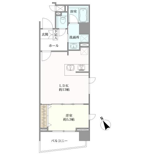 グランド・ガーラ銀座の間取図